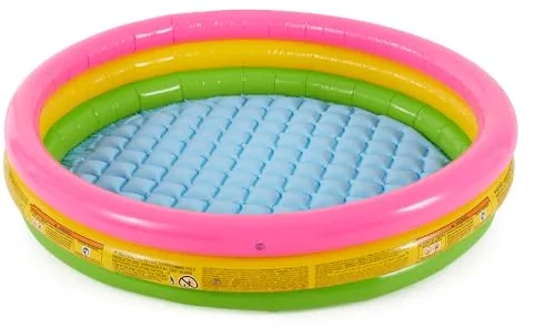 Intex Piscina Hinchable 3 Aros Sunset 147x33 cm, 275 litros (57422)