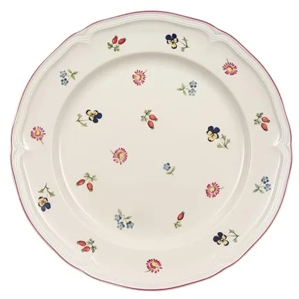 Villeroy & Boch Petite Fleur Plato llano, 26 cm, Porcelana Premium, Blanco/Colorido