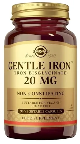 Solgar Hierro Gentle, Aroma Hierro, 90 Unidades (Paquete de 1)