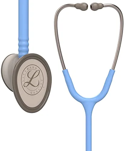 3M Littmann Fonendoscopios Lightweight II S.E. 2454, tubo de color azul cielo, 71,1 cm