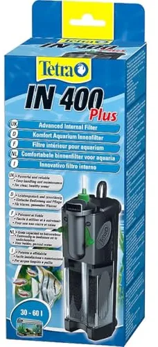 Tetra IN 400 plus Filtro interior - Filtros interiores potentes y confortables para la filtración mecánica, biológica y química