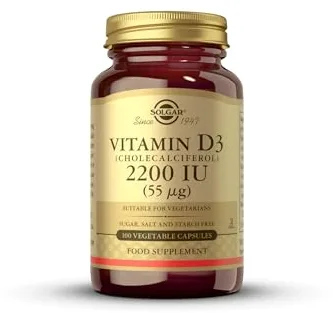 Solgar | Vitamin D3 (CHOLECALCIFEROL) | Suplemento Alimenticio que Ayuda al Apoyo Inmunológico | Con Vitamina D3 | Para Hombre y Mujer | 100 Cápsulas