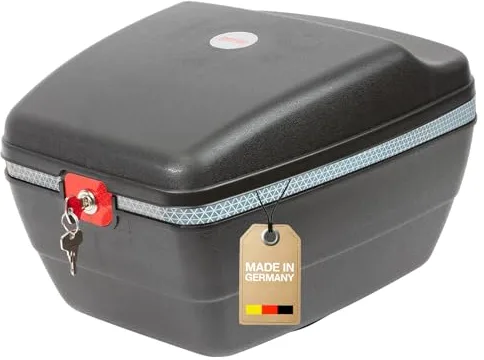 Westmark Maleta para bicicletas para todos los portaequipajes, Incluyendo materiales de sujeción, Cierre antirrobo, 14 litros, Touring Tresor, 5430GE6S