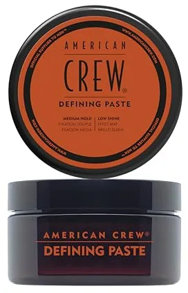 American Crew Defining Cera Pelo Hombre, Crema de Definición, Fijación Media y Brillo Suave, 85g