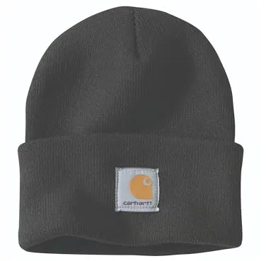 Carhartt Knit Cuffed Beanie, Gorro de punto, Unisex adulto, Negro, Talla única