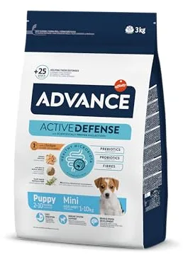 Advance Mini Puppy, Pienso para Perros Puppy de Razas Pequeñas con Pollo, 3kg