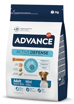 Advance Mini Adult Chicken, Pienso para Perros Adultos de Razas Pequeñas con Pollo, 3kg