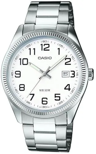 Casio Reloj Analogico para Hombre de Cuarzo con Correa en Acero Inoxidable MTP-1302PD-7BVEF