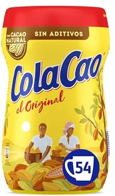 ColaCao, Original, Cacao Soluble Natural y sin Aditivos - 760g