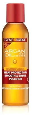 Creme Of Nature Argan Oil Protector térmico, con Aceite de Argán, Protege el Cabello contra el Calor - 118 ml