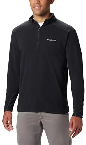 Columbia Klamath Range 2 Half Zip, Sudadera De Forro Polar Hombre, Black, M
