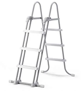 Intex 28075 - Escalera para Piscinas de Altura de 91 hasta 107 cm, Acero