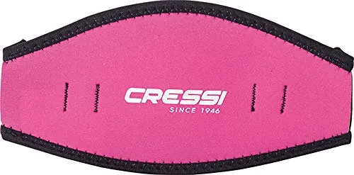 CRESSI Neoprene Mask Strap Cover Pink - Correa Unisex de Neopreno para Máscara de Buceo, Rosa, Talla Única