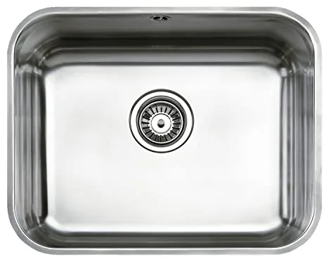 TEKA Fregadero Bajo Encimera 1 Seno - 53x43x20 cm - Acero Inoxidable SilentSmart BE 50.40 Plus