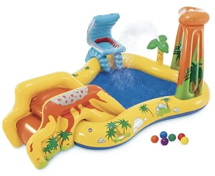 INTEX Centro Juegos Hinchable Dinosaurio 249x191x109 cm 272l (57444)