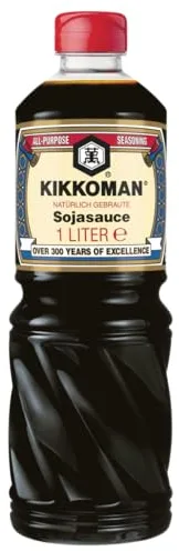 Kikkoman - Salsa de Soja clásica naturalmente fermentada, 1000 ml