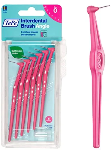 TePe Angle IDB Pink 0,4, 5 pzas Cepillos interdentales