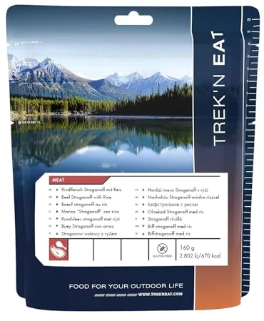 TREK'N EAT BEEF STROGANOFF WITH RICE