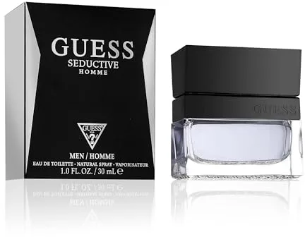 GUESS Seductive, Eau de Toilette, Perfume Hombre, Oriental Amaderado, Perfume Elegante de Larga Duración, 30 ml