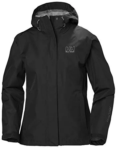 Helly Hansen Mujeres Chaqueta W Seven J, Negro, L