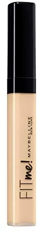 Maybelline New York, Corrector de Ojeras e Imperfecciones Fit Me, Todo Tipo de Pieles 15, Fair, 6,8 ml
