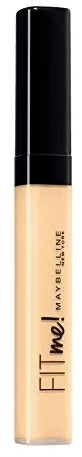 Maybelline New-York, Corrector de Ojeras e Imperfecciones Fit Me, Todo Tipo de Pieles, 25 Medium, 6,8 ml