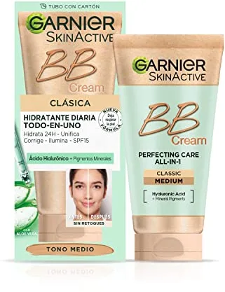 Garnier SkinActive BB Cream Original SPF15, Tono Medio, 50ml