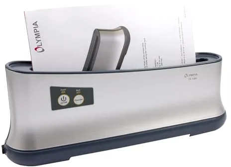 Olympia TB 1280 - Encuadernadora con función de detención automática tras 90 minutos en modo de espera