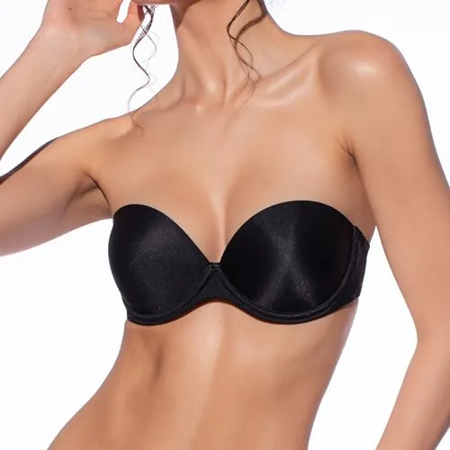 SELENE sujetador copa B doble push up CARLOTA - color: NEGRO talla: 95