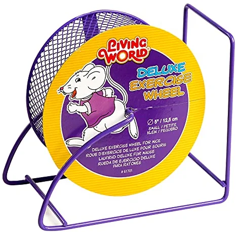 Living World Rueda de Ejercicios de Metal, 12,5 cm