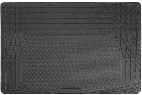Sakura SS5125 - Alfombrilla para Maletero de Coche, Caucho, 120 x 80 cm, para Todos Los Coches, se Puede Recortar para Ajustarse