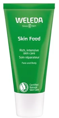 Weleda - Skin Food Original, Crema Reparadora, Nutre e Hidrata, con Aceite de Girasol y Almendra, Caléndula, Pensamiento Silvestre y Manzanilla, para Piel Muy Seca y Agrietada -75 ml