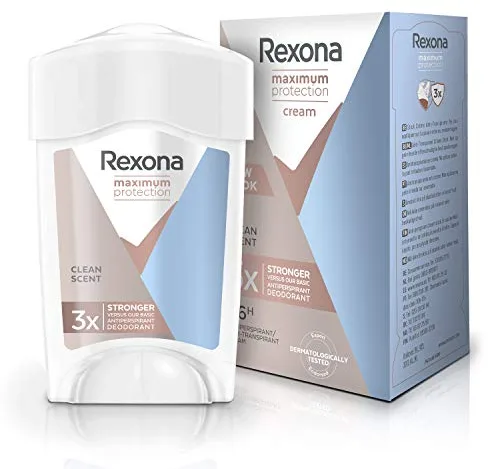 Rexona Maximum Protection Crema Antitranspirante Clean Scent 45 ml