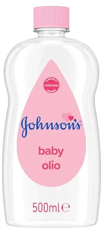 Johnson's Baby Aceite corporal hidratante para bebés y recién nacidos (500 ml), aceite de bebé hipoalergénico para toda la familia, probado por pediatras, apto para masajes