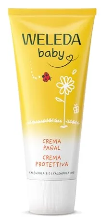 Weleda - Crema Pañal de Caléndula, Calma y Protege el Culito del Bebé, Apto para Pieles Sensibles - 75 ml