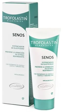 Trofolastin - Reafirmante de Senos -Crema antiestrías para senos, restructura y tensa la piel - Con Centella asiática- 75 ml