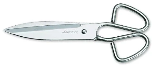 ARCOS Ecopro Tijeras de Cocina Multiusos en Acero Inoxidable 200mm. Tijeras Ergonómicas para Cocinar en Color Plata