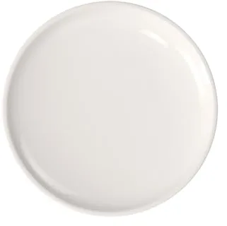 Villeroy & Boch - Plato original Artesano, moderno plato de porcelana blanca de primera calidad, para platos principales, compatible con microondas, 27 cm
