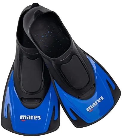 Mares Hermes – Aletas Cortas polivalentes Unisex para natación y Buceo, Aletas natación Piscina Ligeras y cómodas con talón Abierto