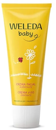 Weleda - Crema Facial de Caléndula para Bebé, Cuida, Calma, Protege y Aporta Hidratación, Apto para Pieles Sensibles y Secas - 50 ml