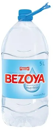 Bezoya - Agua mineral - Agua de mineralización muy débil - Garrafa 5 L