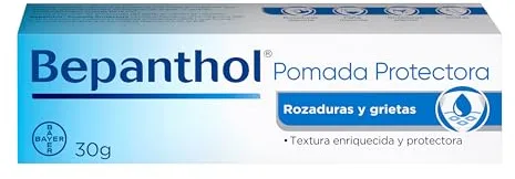 Bepanthol Pomada Protectora Hidratante, Protege y Regenera la Piel Seca, Irritada o Sensibilizada por Factores Externos, 30 g