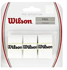 Wilson Pro Overgrip Sensation Overgrips Raqueta-Unisex, Blanco, NS, Única
