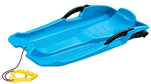 Prosperplast - Trineo HORNET direccionable con frenos y cuerda, color azul