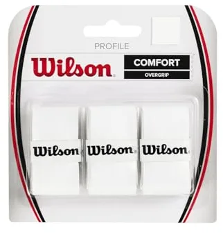 Wilson Overgrip, Profile Overgrip, 3 Unidades, Blanco, WRZ4025WH