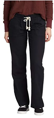 Roxy - Oceanside Pants para Mujer - Anthracite - L