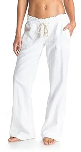 Roxy - Oceanside Pants para Mujer - Bright White - M