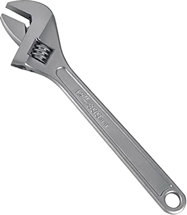 Alyco Orange (HR) Llave inglesa ajustable, moleta central, de acero, gran apertura, 200 mm