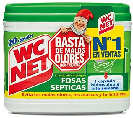 Wc Net Fosa Septica 20 Capsulas x 18 g, Multicolor