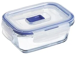 Luminarc Pure Box Active Recipiente Rectangular Hermetico 12x9cm - 38cl Bicolor